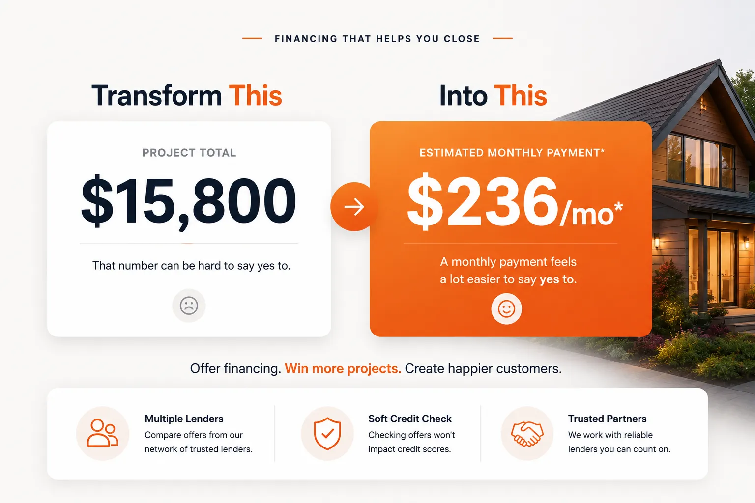offer contractor financing to customers Home Improvement Financing Solutions